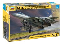 Сборная масштабная модель 1:48 Истребитель пятого поколения Су-57 (Звезда)